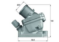 GATES TH35991 - Termostato, refrigerante