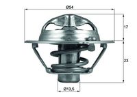 GATES TH41782G1 - Temperatura de abertura [°C]: 82<br>Artículo complementario/Información complementaria: con junta<br>Juego alternativo de reparación: 350593<br>