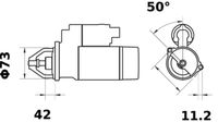 MAGNETI MARELLI MQS1249 - Motor de arranque