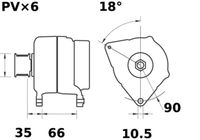 LUCAS LRB00487 - Alternador