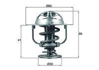 GATES TH34882G1 - Termostato, refrigerante