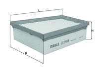 MAHLE LX2916 - Filtro de aire