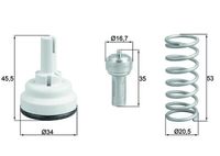 GATES TH41887G1 - Termostato, refrigerante