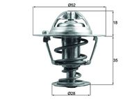 GATES TH14178G1 - Temperatura de abertura [°C]: 78<br>Juego alternativo de reparación: 350537<br>