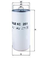 MAHLE KC251 - Filtro combustible