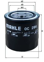 MAHLE OC 294 - Filtro de aceite