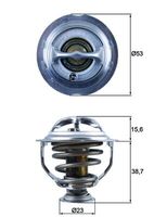 GATES TH42895G1 - Restricción del fabricante de termostatos: Inzi<br>Temperatura de abertura [°C]: 95<br>Peso [kg]: 0,100<br>Artículo complementario / información complementaria 2: con junta tórica<br>