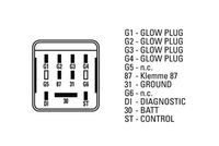 MAHLE MHG37 - Unidad de control, tiempo de incandescencia