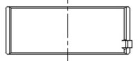 GLYCO 714284STD - Código de motor: 8460.41L TCA<br>Nº de componente: 1230CP<br>dimensión inferior [mm]: 0,5<br>