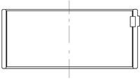 GLYCO 714787STD - Código de motor: MX 340<br>Ancho [mm]: 38<br>Superficie: Pulverización catódica (atomización)<br>Artículo complementario / información complementaria 2: Dorso de acero revestido de bronce<br>Nº de componente: 71-4787<br>para un diám. de eje de [mm]: 91,99<br>diám. del eje [mm]: 92,01<br>para diám. carcasa de [mm]: 97<br>Diám. carcasa [mm]: 97,02<br>para un juego de cojinete de [mm]: 0,06<br>juego del cojinete [mm]: 0,13<br>dimensión inferior [mm]: 0,5<br>