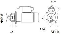 MAGNETI MARELLI MQS1174 - Motor de arranque