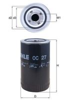 MAHLE OC27 - Filtro de aceite