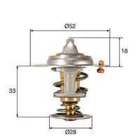 GATES TH50292G1 - Termostato, refrigerante