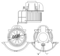 MAHLE AB 113 000S - Ventilador habitáculo