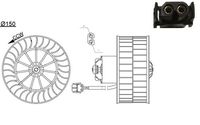 MAHLE AB44000S - Diámetro [mm]: 141,0<br>Potencia nominal [W]: 175<br>Vehículo con dirección a la izquierda / derecha: para dirección izquierda/derecha<br>Tensión [V]: 12<br>Intensidad de corriente [A]: 14,6<br>Número de enchufes de contacto: 2<br>Equipamiento de vehículo: para vehículos con climatizador<br>Peso neto [g]: 1385<br>h embalaje [cm]: 17,00<br>long. de embalaje [cm]: 27,5<br>Ancho de embalaje [cm]: 27,50<br>