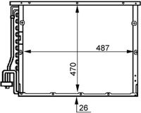 MAHLE AC179000S - Condensador, aire acondicionado - BEHR