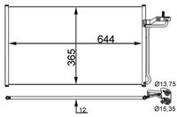 MAHLE AC27000S - Condensador, aire acondicionado - BEHR