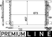 MAHLE AC283000P - Ancho [mm]: 755,0<br>Altura [mm]: 460,00<br>Profundidad [mm]: 31,00<br>Agente frigorífico: R 134 a<br>