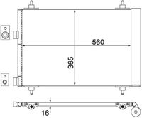 MAHLE AC315000S - Condensador, aire acondicionado - BEHR