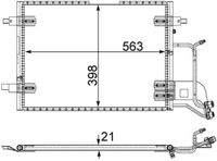 MAHLE AC352000S - Condensador, aire acondicionado - BEHR