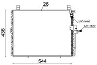 MAHLE AC357000S - Condensador, aire acondicionado - BEHR