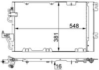 MAHLE AC375000S - Condensador, aire acondicionado - BEHR