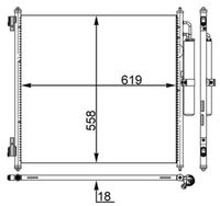 MAHLE AC37000S - Condensador, aire acondicionado - BEHR