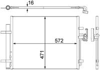 MAHLE AC441000S - Condensador, aire acondicionado - BEHR