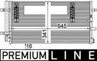 MAHLE AC457000P - Condensador, aire acondicionado - BEHR *** PREMIUM LINE ***