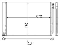 MAHLE AC567000S - Condensador, aire acondicionado - BEHR