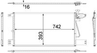 MAHLE AC555000S - Condensador, aire acondicionado - BEHR