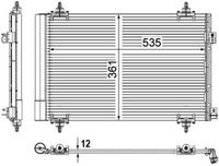 MAHLE AC 587 000P - Condensador, aire acondicionado