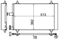 MAHLE AC585001S - Condensador, aire acondicionado - BEHR