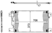 MAHLE AC533000S - Longitud de red [mm]: 387<br>Ancho de red [mm]: 739<br>Profundidad de red [mm]: 16<br>Peso [kg]: 2,611<br>