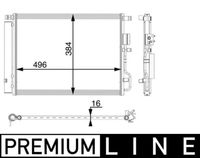 MAHLE AC61000P - Condensador, aire acondicionado - BEHR *** PREMIUM LINE ***