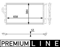 MAHLE AC56000P - Tipo radiador: Tubos refrigerantes paralelo<br>Longitud de red [mm]: 489<br>Ancho de red [mm]: 385<br>Profundidad de red [mm]: 20<br>Ø entrada [mm]: 13<br>Ø salida [mm]: 8,6<br>Artículo complementario / información complementaria 2: con secador<br>h embalaje [cm]: 10,00<br>Peso neto [g]: 2210<br>Ancho de embalaje [cm]: 45,00<br>long. de embalaje [cm]: 70,0<br>