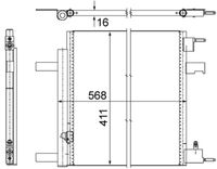 MAHLE AC636000P - Condensador, aire acondicionado - BEHR *** PREMIUM LINE ***