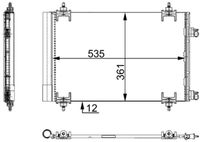 MAHLE AC668000S - Condensador, aire acondicionado - BEHR