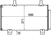 MAHLE AC610000S - Condensador, aire acondicionado - BEHR