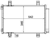 MAHLE AC611000S - Condensador, aire acondicionado - BEHR