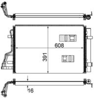 MAHLE AC697000S - Condensador, aire acondicionado - BEHR