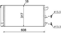 MAHLE AC710000S - Condensador, aire acondicionado - BEHR