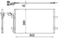 MAHLE AC725000S - Condensador, aire acondicionado - BEHR