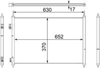 MAHLE AC755000S - Condensador, aire acondicionado - BEHR