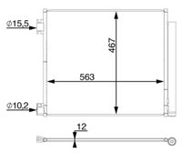 MAHLE AC78000S - Condensador, aire acondicionado - BEHR