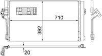 MAHLE AC762000S - Condensador, aire acondicionado - BEHR