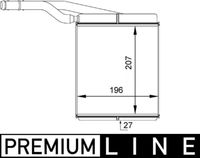 MAHLE AH 143 000P - Radiador de calefacción