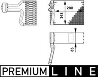 MAHLE AE66000P - Tipo radiador: Tubos refrigerantes paralelo<br>Longitud de red [mm]: 263<br>Ancho de red [mm]: 235<br>Profundidad de red [mm]: 65<br>Vehículo con dirección a la izquierda / derecha: para dirección izquierda/derecha<br>Artículo complementario / información complementaria 2: con válvula de expansión<br>Fabricante: MAHLE<br>Peso neto [g]: 1716<br>h embalaje [cm]: 26,50<br>Ancho de embalaje [cm]: 40,50<br>long. de embalaje [cm]: 49,5<br>