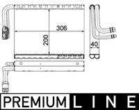 MAHLE AE92000P - Tipo radiador: Tubos refrigerantes paralelo<br>Longitud de red [mm]: 308<br>Ancho de red [mm]: 195<br>Profundidad de red [mm]: 40<br>Vehículo con dirección a la izquierda / derecha: para vehic. dirección izquierda<br>Artículo complementario / información complementaria 2: sin válvula de expansión<br>Fabricante: MAHLE<br>Peso neto [g]: 1230<br>h embalaje [cm]: 21,50<br>Ancho de embalaje [cm]: 30,00<br>long. de embalaje [cm]: 44,5<br>