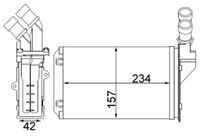 MAHLE AH 217 000S - Radiador de calefacción